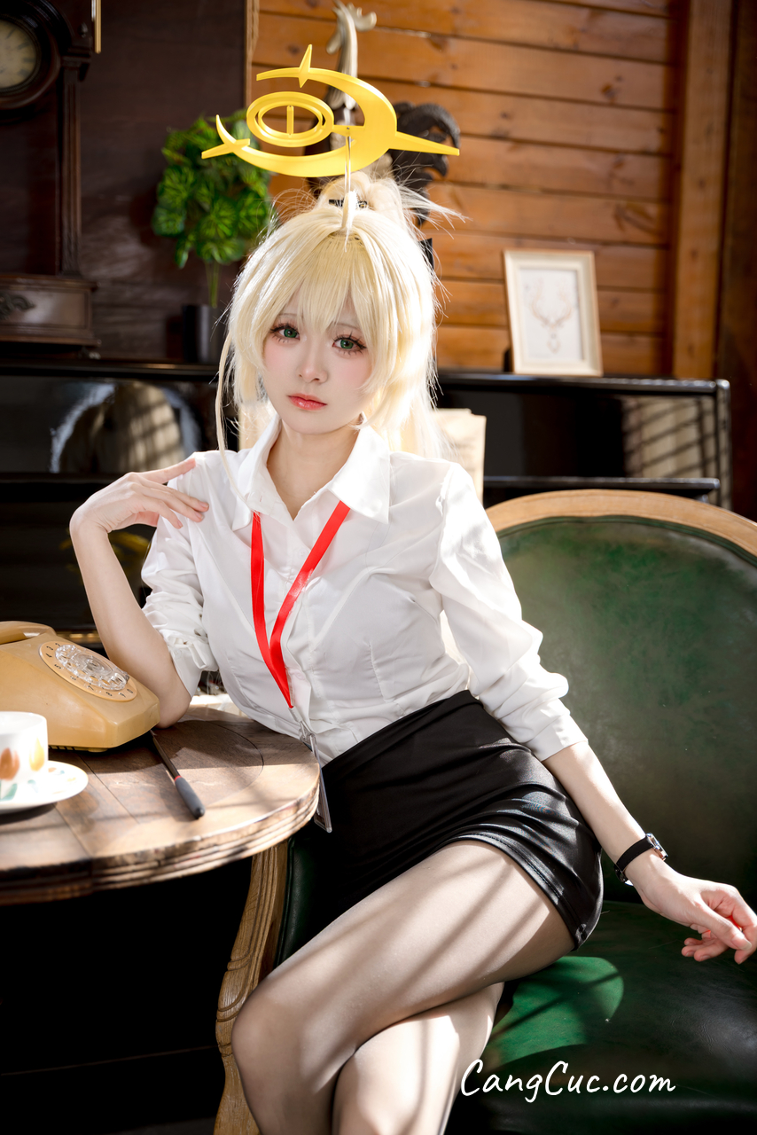 Coser@九柒喵 - 笑面教授OL制服